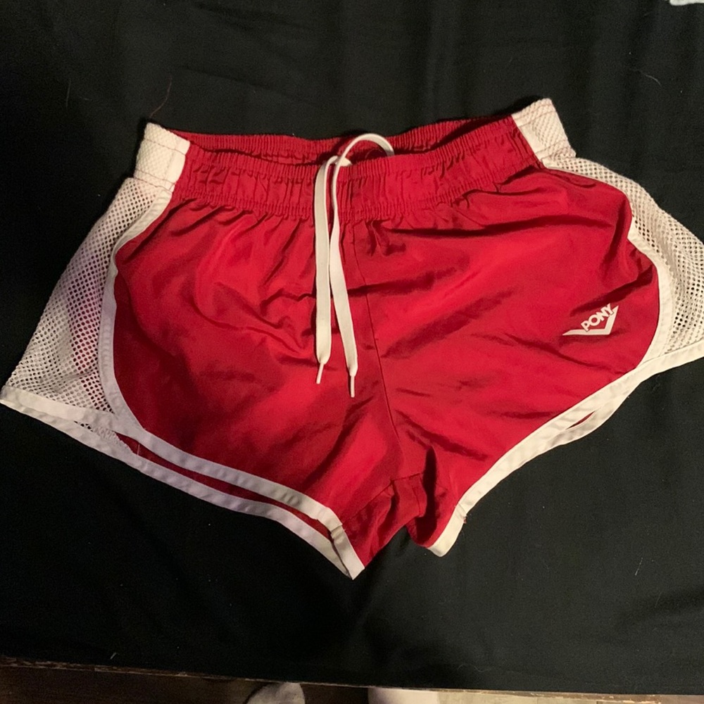 girls pony shorts. size: small.